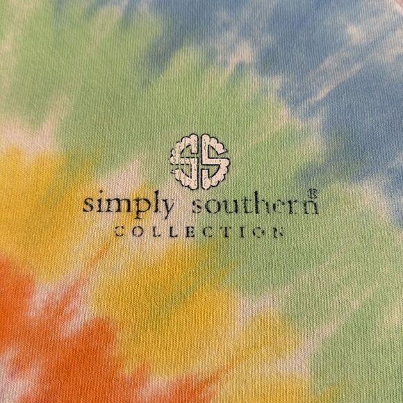 Simply Southern Tie Dye Tee with Logo - Picture 4 of 6